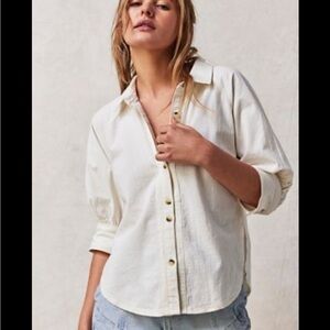 We the Free Ellie Puff Sleeve Blouse